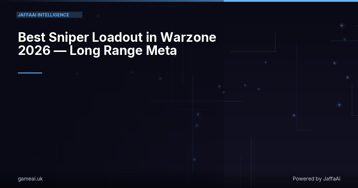 Best Sniper Loadout in Warzone 2026 — Long Range Meta
