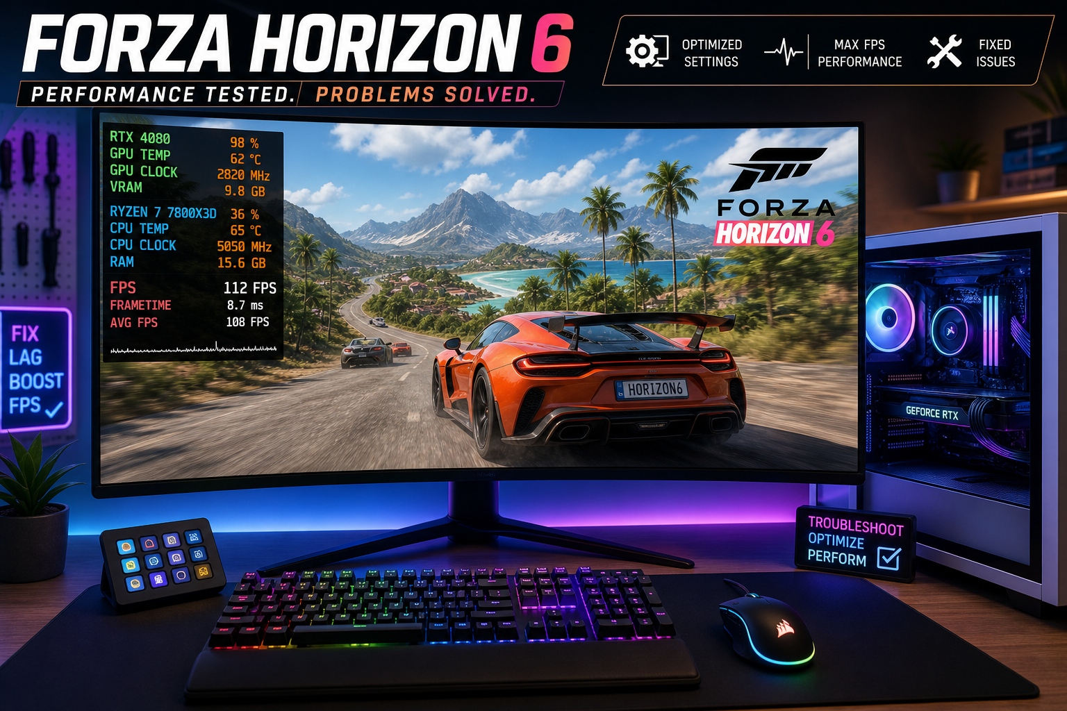 Forza Horizon 6 Performance Setup